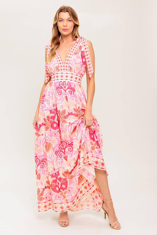 LEACE IT TO FATE WOVEN MAXI DRESS - Glamourous Grace