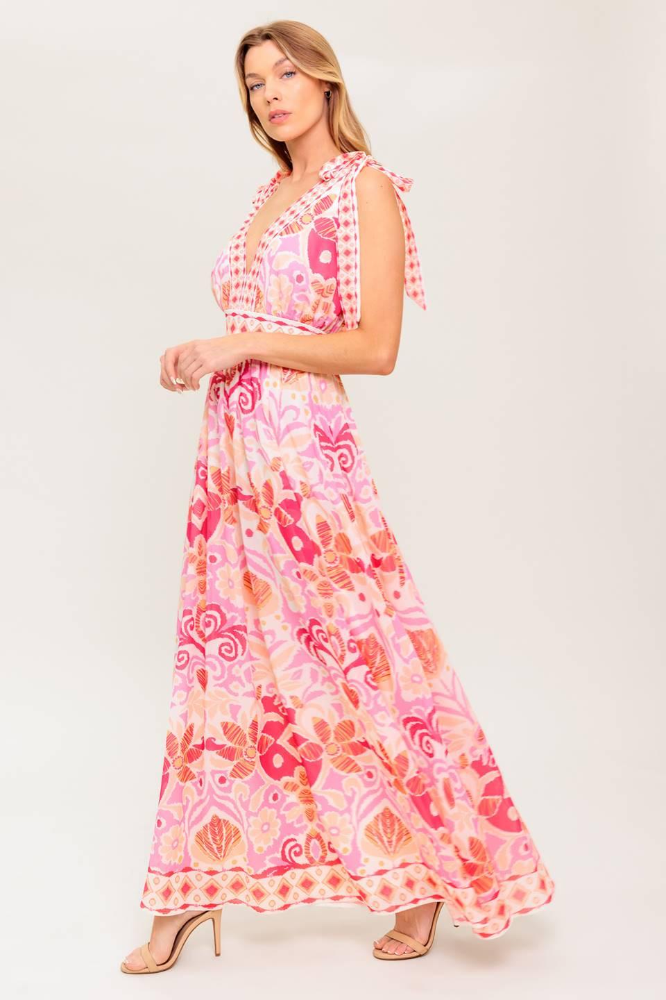 LEACE IT TO FATE WOVEN MAXI DRESS - Glamourous Grace