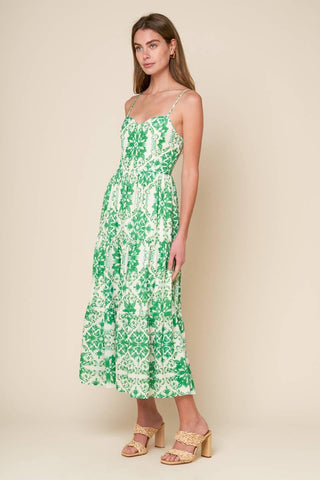BEYOND ELEGANT WOVEN MIDI DRESS - Glamourous Grace