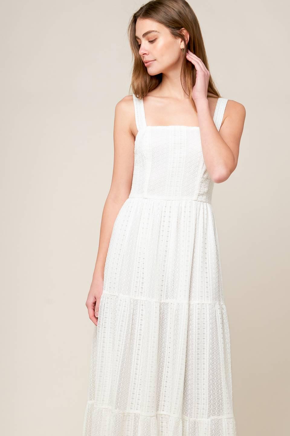 AFTER THE RAIN WHITE LACE MAXI DRESS - Glamourous Grace