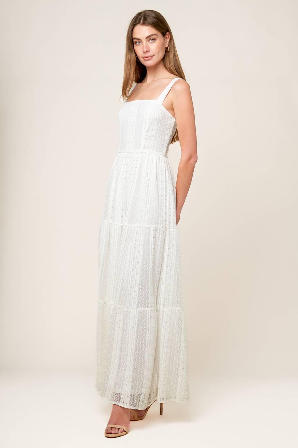 AFTER THE RAIN WHITE LACE MAXI DRESS - Glamourous Grace