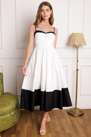 ISLAND HEARTBEAT WOVEN MIDI DRESS - Glamourous Grace
