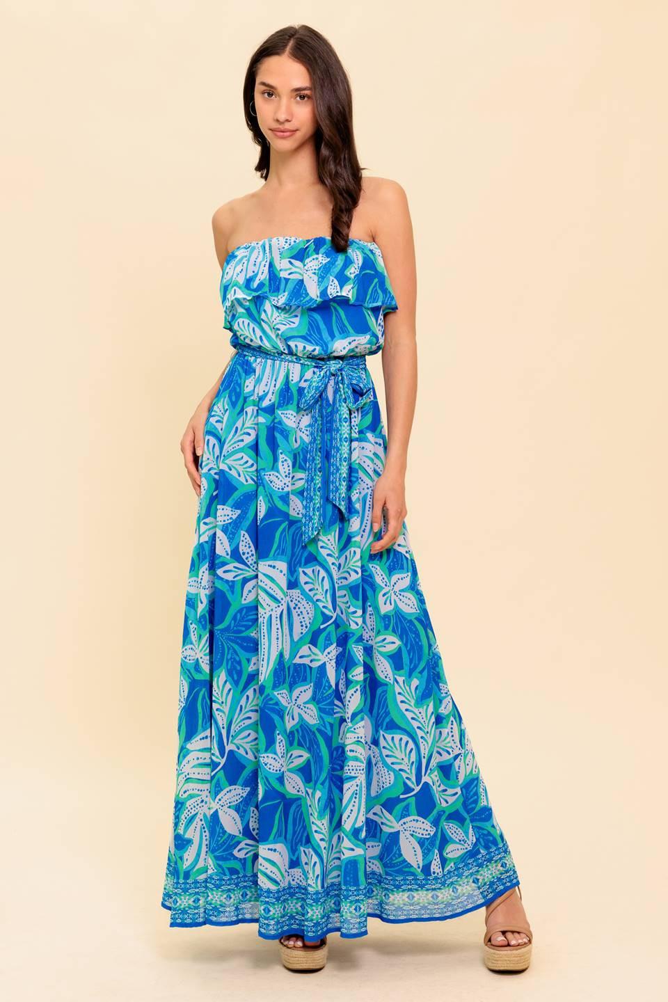 MANHATTAN ROMANCE WOVEN MAXI DRESS - Glamourous Grace