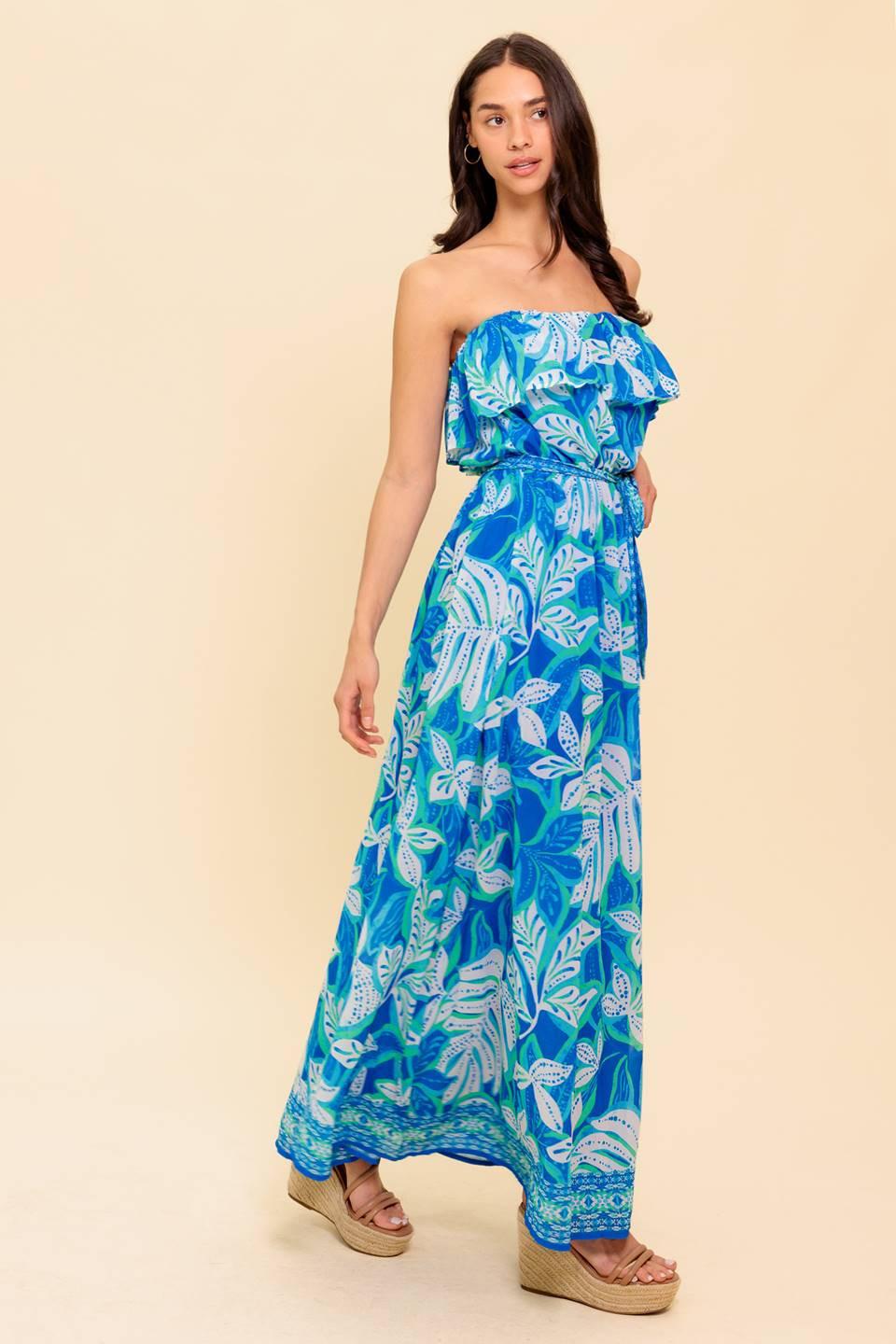 MANHATTAN ROMANCE WOVEN MAXI DRESS - Glamourous Grace