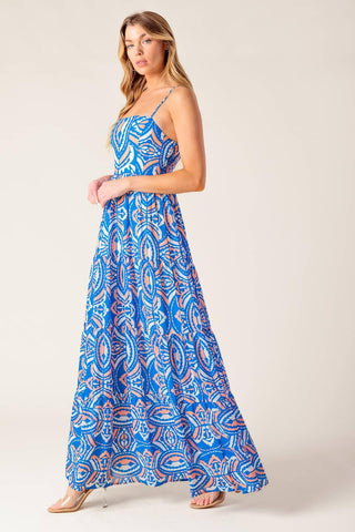 LAKESIDE PICNIC WOVEN MAXI DRESS - Glamourous Grace