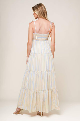 WAVES OF LIFT WOVEN MAXI DRESS - Glamourous Grace