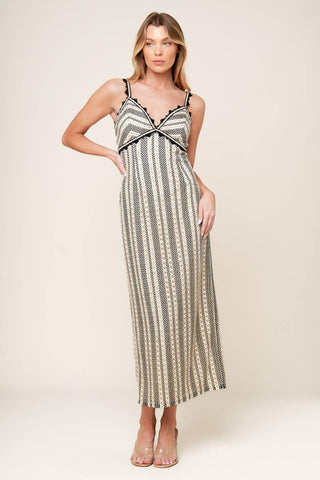 TAKE ME AWAY CROCHET LACE MIDI DRESS - Glamourous Grace