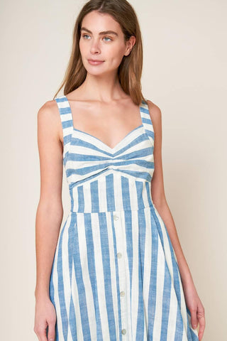 LUSH WITH LIFE WOVEN MIDI DRESS - Glamourous Grace