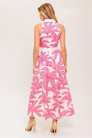 WHISPER IN BLOOM WOVEN MIDI DRESS - Glamourous Grace