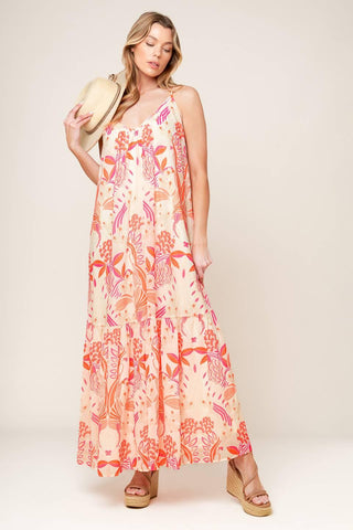 LAUREN SECRET GARDEN WOVEN MAXI DRESS - Glamourous Grace