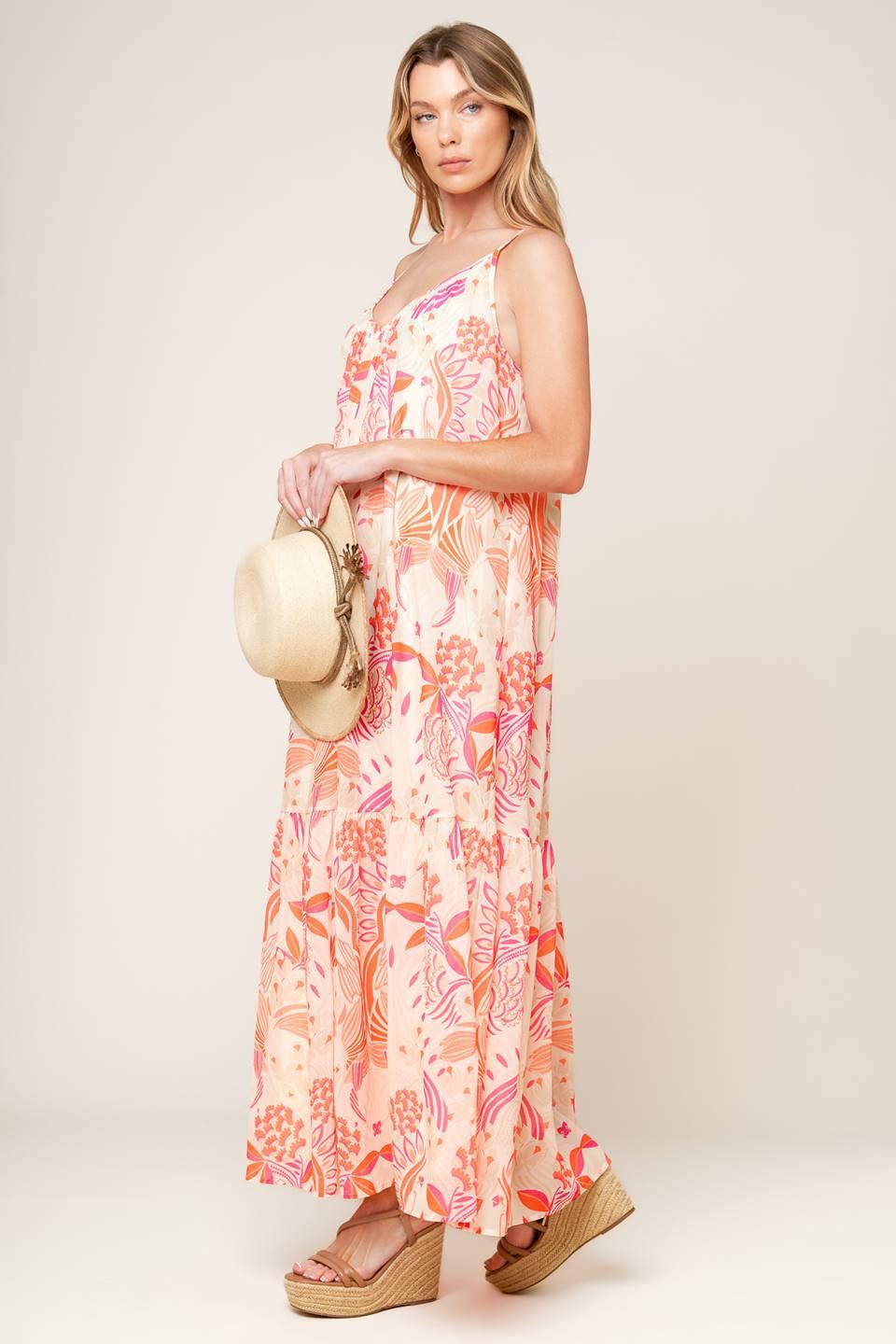 LAUREN SECRET GARDEN WOVEN MAXI DRESS - Glamourous Grace