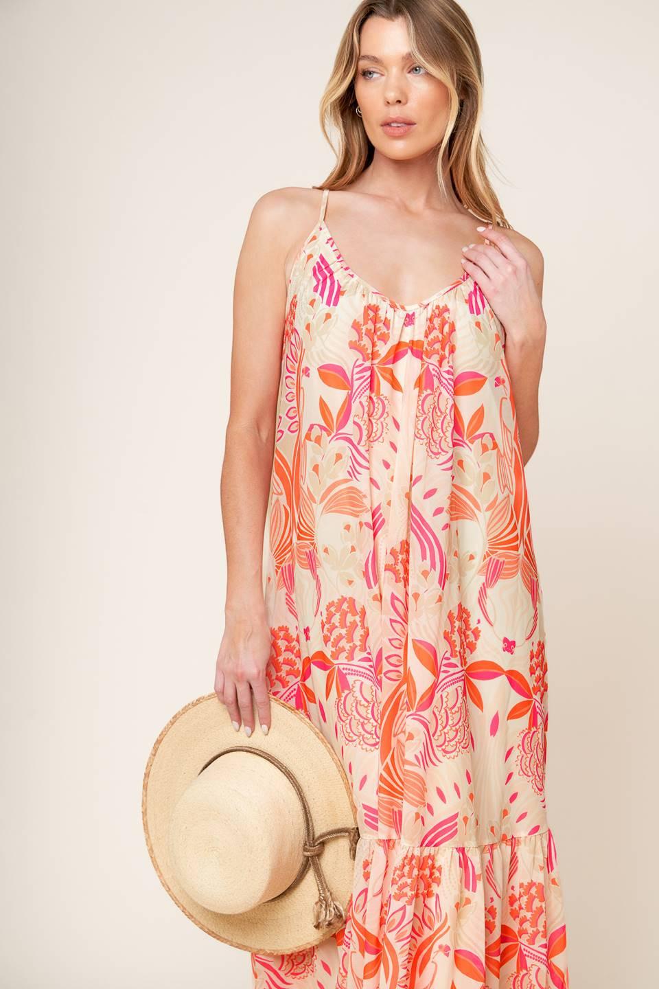 LAUREN SECRET GARDEN WOVEN MAXI DRESS - Glamourous Grace