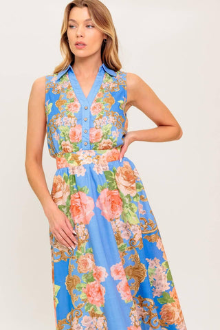LOST IN A DREAM WOVEN MIDI DRESS - Glamourous Grace