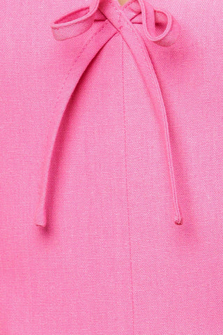 LET THE LIGHT PINK WOVEN MIDI DRESS - Glamourous Grace