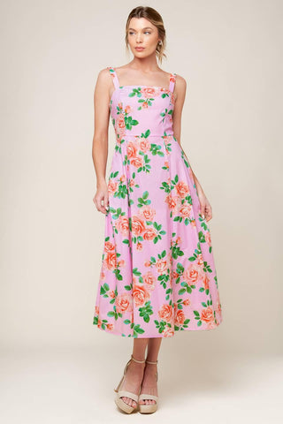 TIME FOR TEAM WOVEN MIDI DRESS - Glamourous Grace