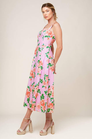 TIME FOR TEAM WOVEN MIDI DRESS - Glamourous Grace