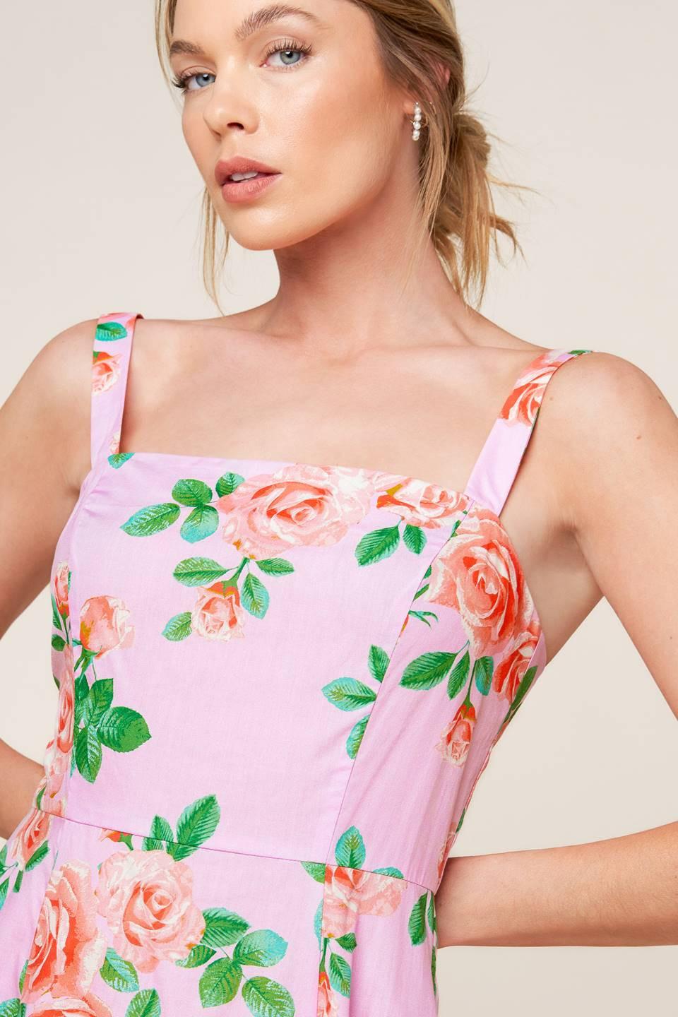 TIME FOR TEAM WOVEN MIDI DRESS - Glamourous Grace