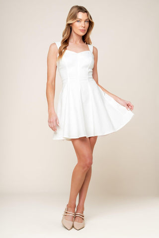 LAST YOUR CHANCE DENIM WOVEN MINI DRESS - Glamourous Grace