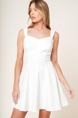 LAST YOUR CHANCE DENIM WOVEN MINI DRESS - Glamourous Grace