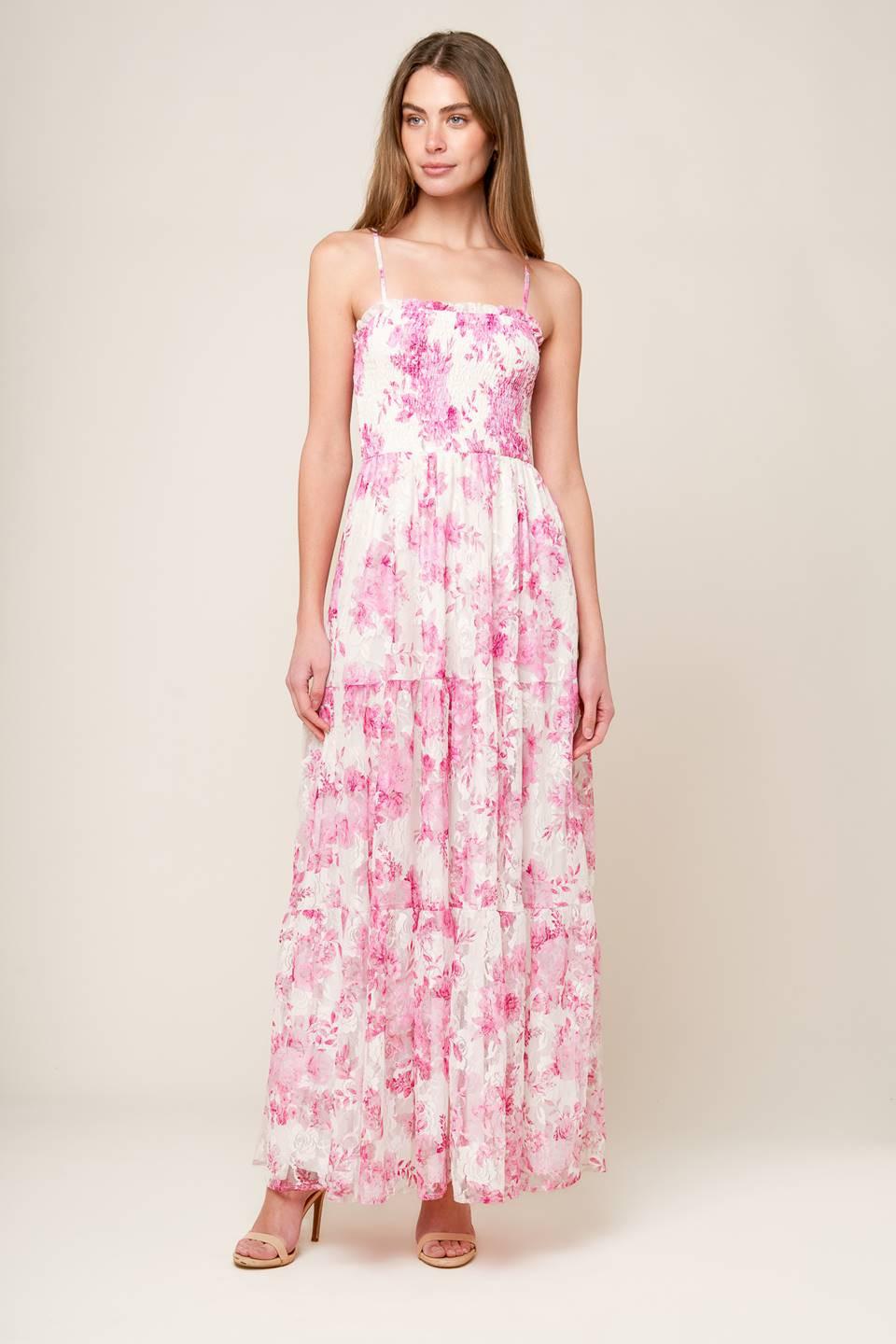 IN THIS MOMENT WOVEN LACE MAXI DRESS - Glamourous Grace