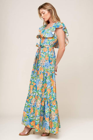DELIGHTFUL GARDEN PARTY WOVEN MAXI DRESS - Glamourous Grace