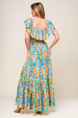 DELIGHTFUL GARDEN PARTY WOVEN MAXI DRESS - Glamourous Grace