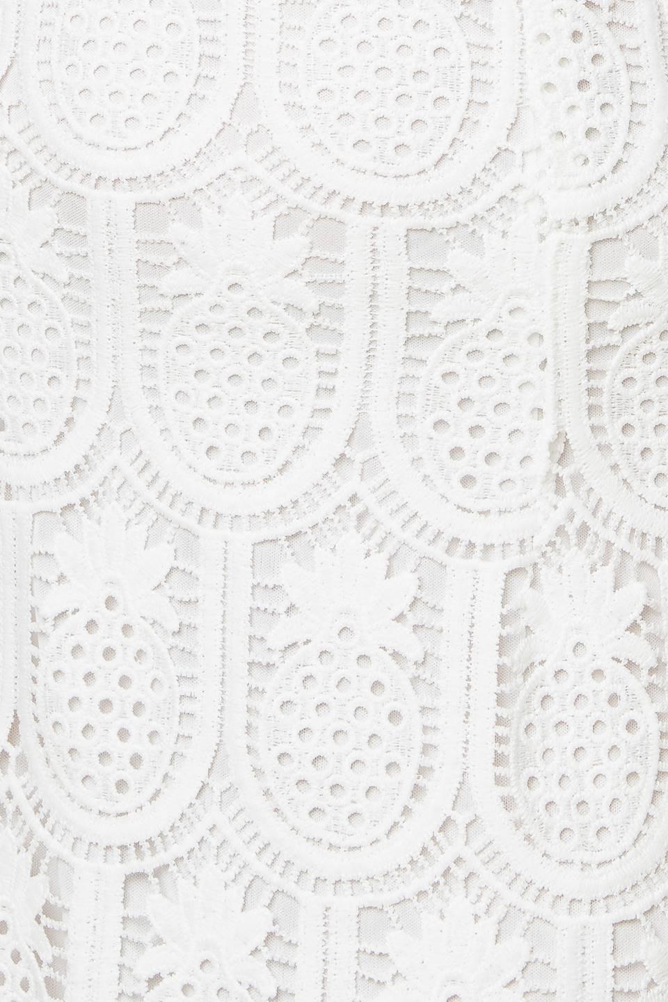 LOVING MENTALITY WHITE WOVEN LACE MIDI DRESS - Glamourous Grace