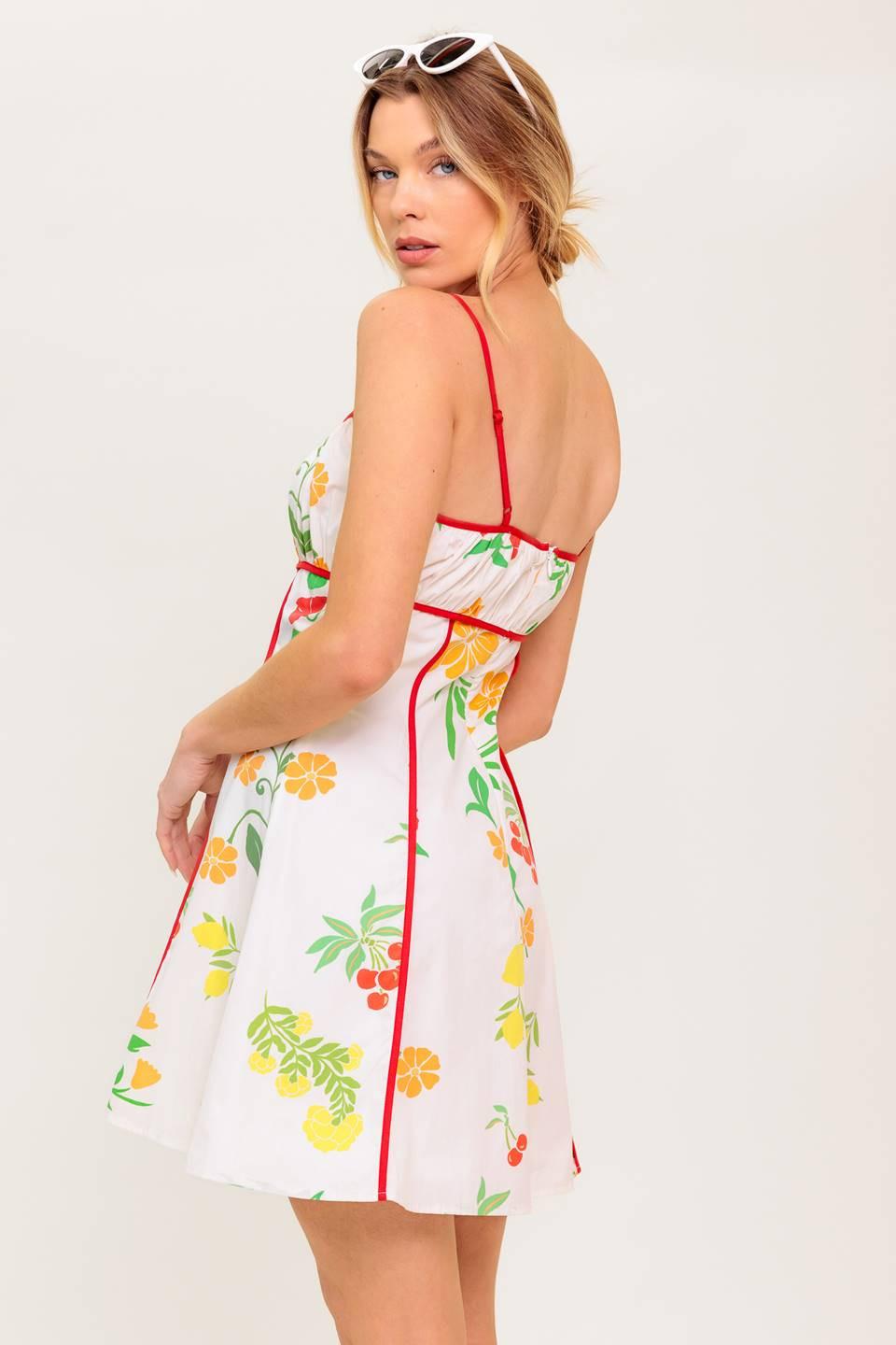 HEART OF GOLD WOVEN MINI DRESS - Glamourous Grace