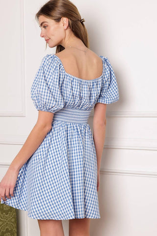 BREEZE THROUGH PARADISE WOVEN MINI DRESS - Glamourous Grace