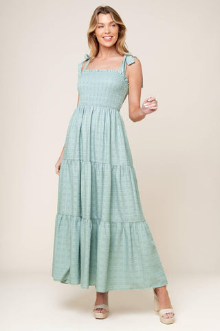 HORIZONS AHEAD WOVEN MAXI DRESS - Glamourous Grace