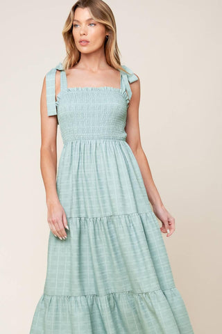 HORIZONS AHEAD WOVEN MAXI DRESS - Glamourous Grace