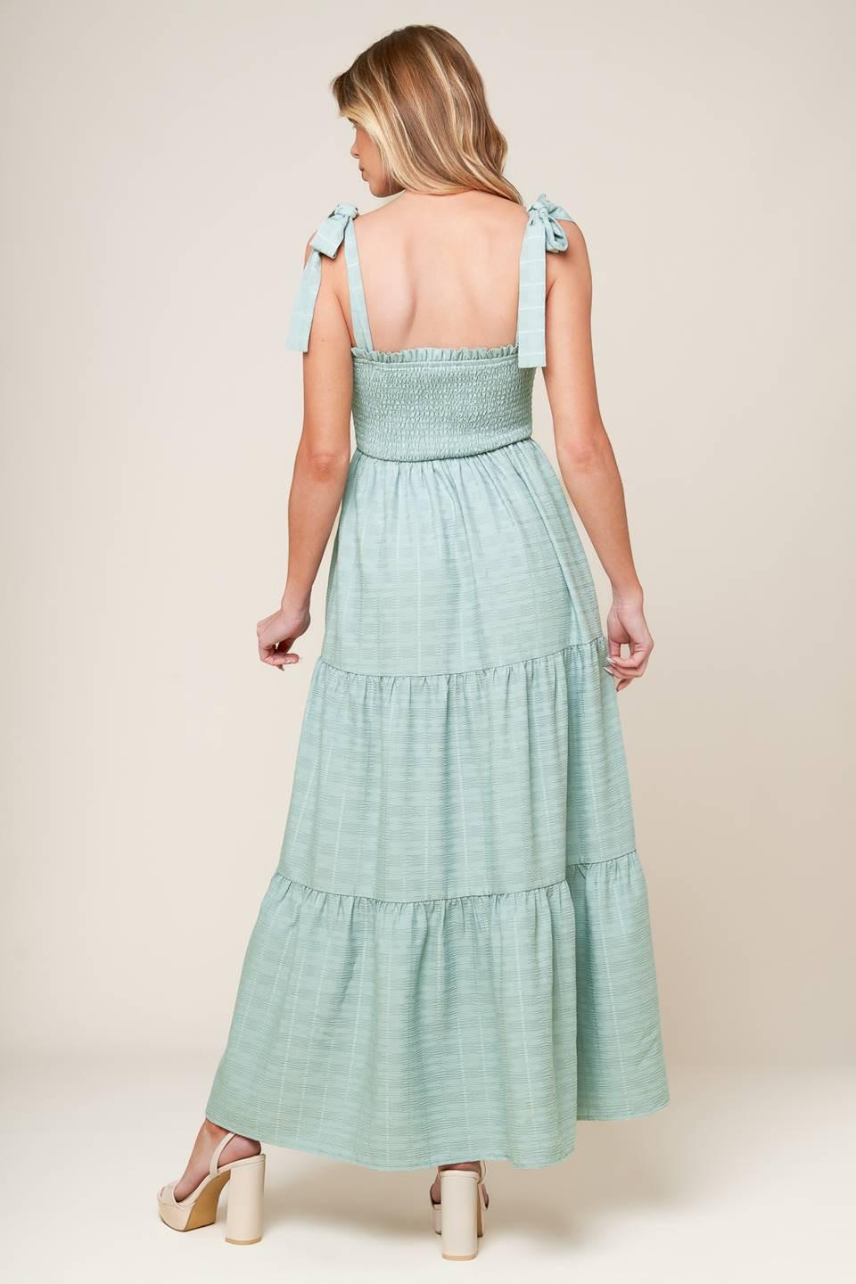 HORIZONS AHEAD WOVEN MAXI DRESS - Glamourous Grace