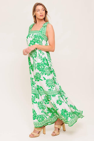 GARDEN TALES WOVEN MAXI DRESS - Glamourous Grace