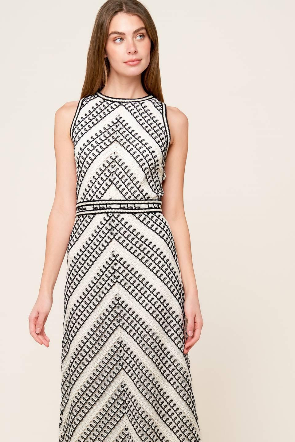 TERRIFIC TIMING CROCHET MIDI DRESS - Glamourous Grace