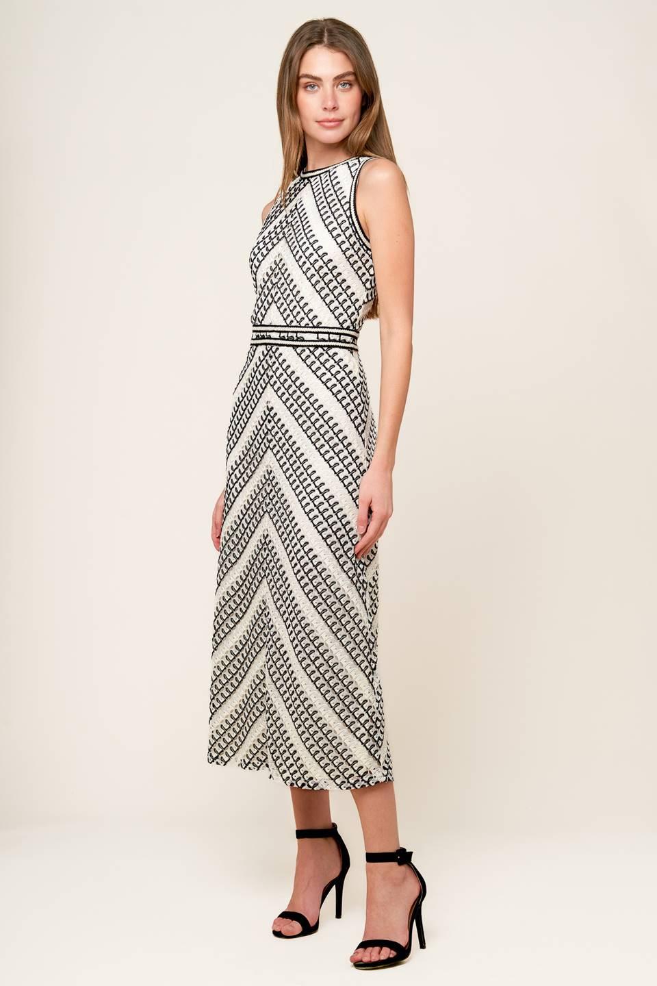 TERRIFIC TIMING CROCHET MIDI DRESS - Glamourous Grace