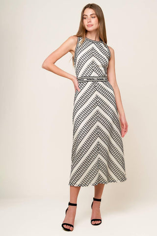 TERRIFIC TIMING CROCHET MIDI DRESS - Glamourous Grace