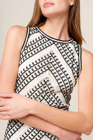 TERRIFIC TIMING CROCHET MIDI DRESS - Glamourous Grace