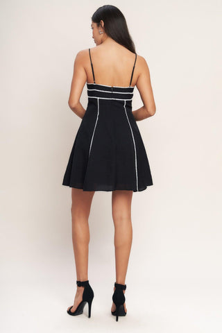 ALL EYES ON YOU WOVEN MINI DRESS - Glamourous Grace