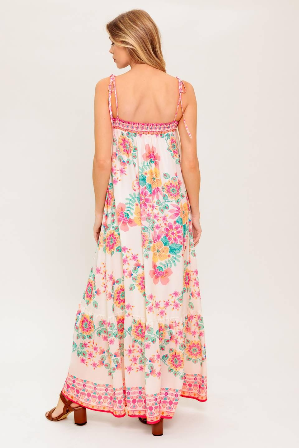 SUMMER GLOW IVORY WOVEN MAXI DRESS - Glamourous Grace
