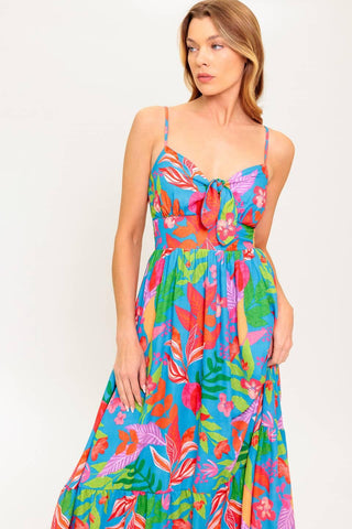 SLOW MOTION LOVE WOVEN MIDI DRESS - Glamourous Grace
