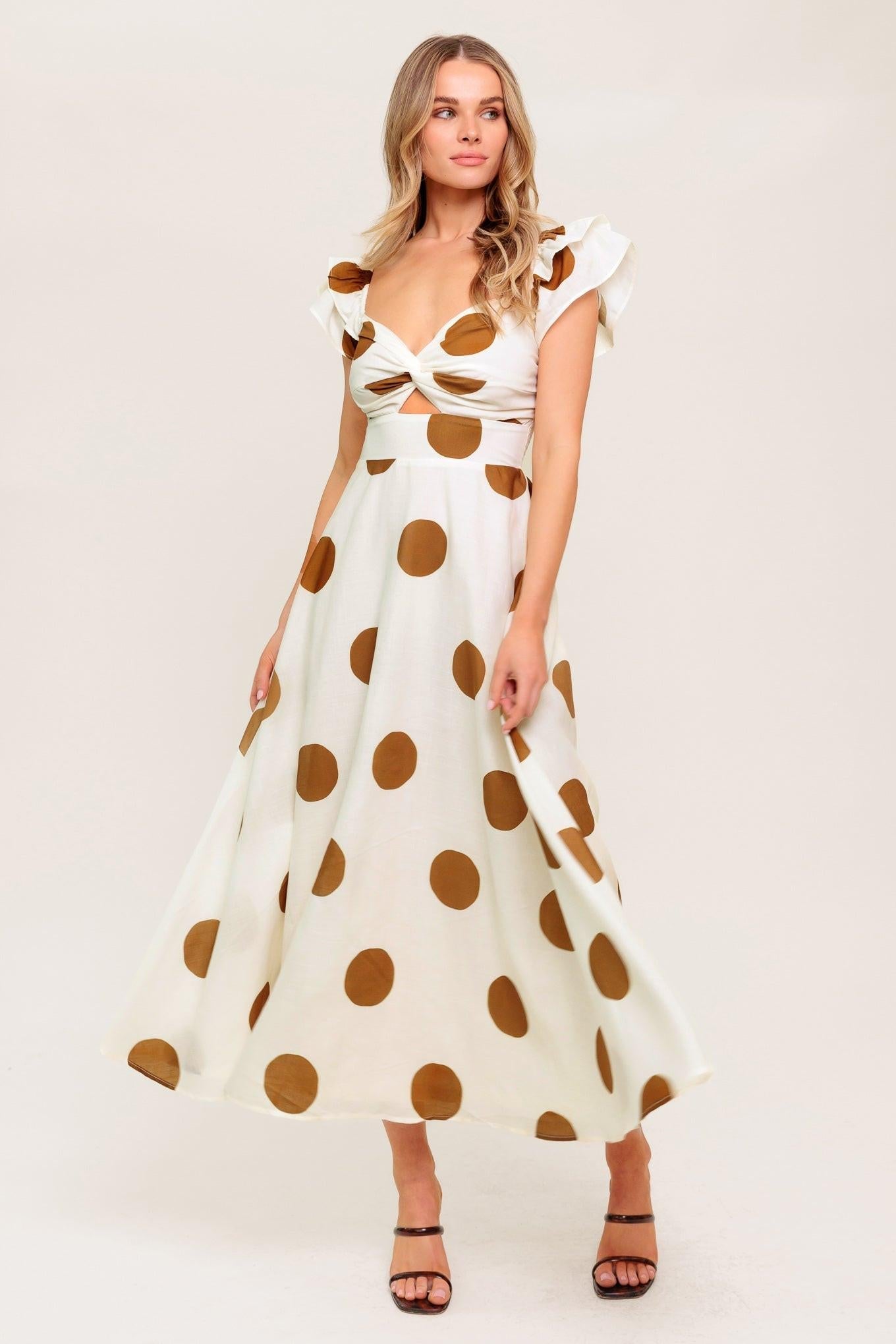 MOJITO MOOD WOVEN MIDI DRESS - Glamourous Grace