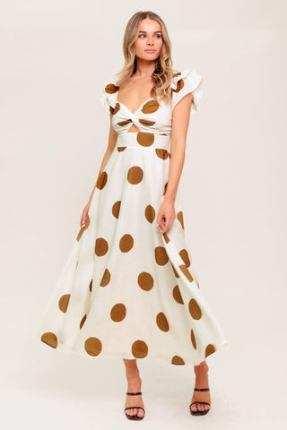 MOJITO MOOD WOVEN MIDI DRESS - Glamourous Grace
