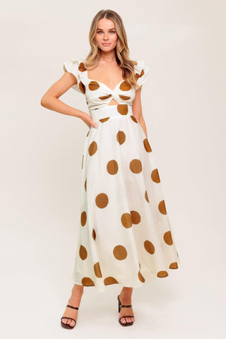 MOJITO MOOD WOVEN MIDI DRESS - Glamourous Grace