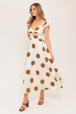 MOJITO MOOD WOVEN MIDI DRESS - Glamourous Grace