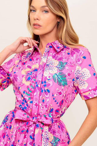 CELESTIAL SKIES WOVEN MIDI DRESS - Glamourous Grace