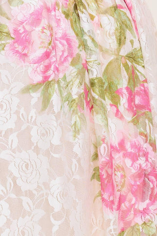 BOTANICAL DREAM WOVEN LACE MAXI DRESS - Glamourous Grace