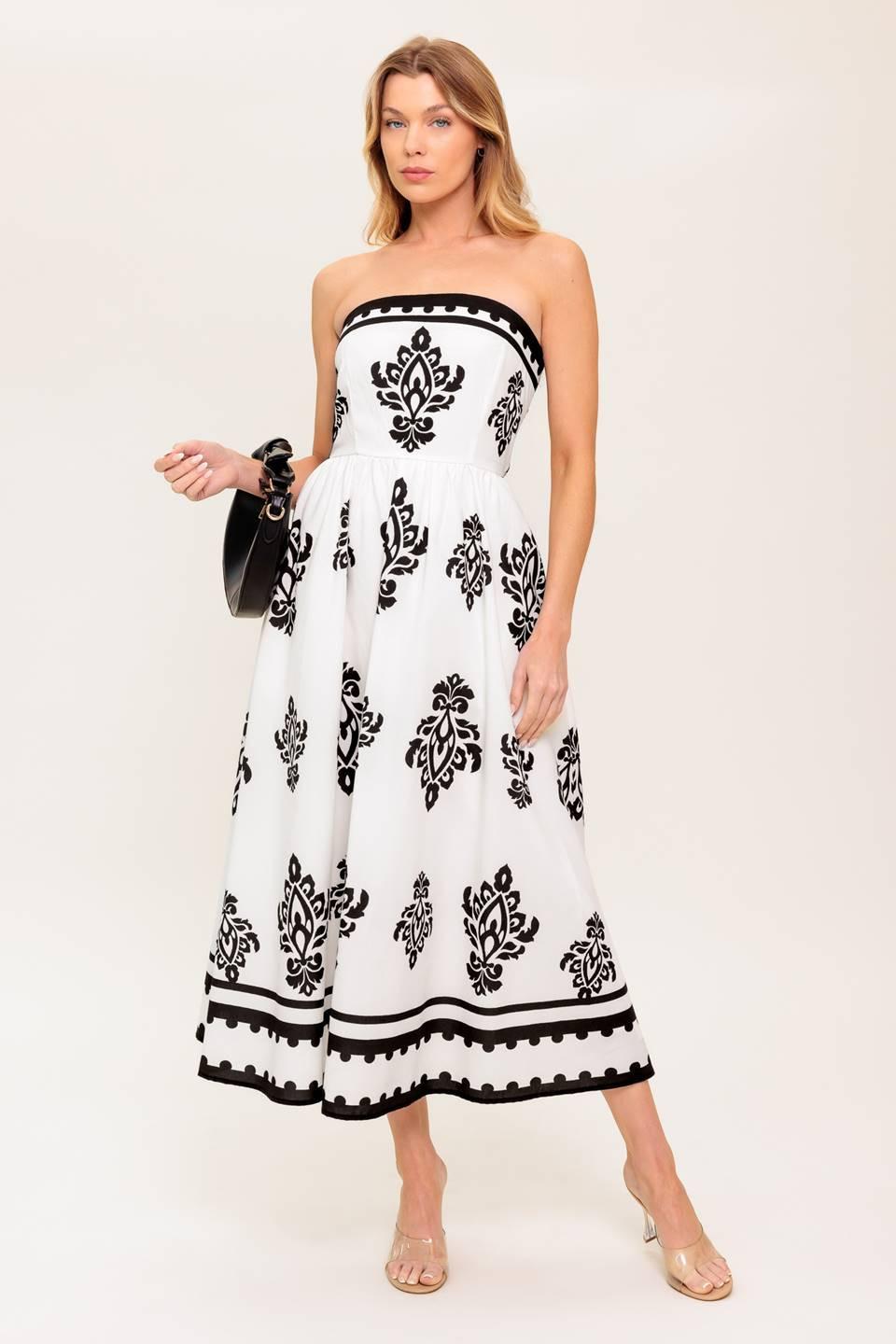MYSTIC TWILIGHT WOVEN MDI DRESS - Glamourous Grace