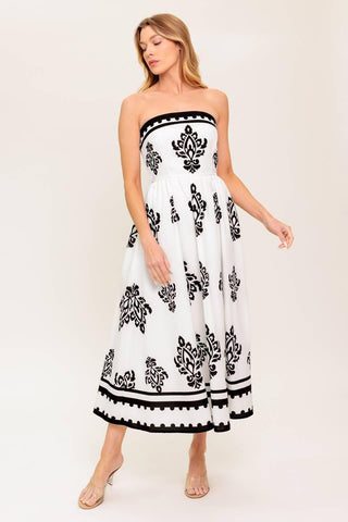 MYSTIC TWILIGHT WOVEN MDI DRESS - Glamourous Grace