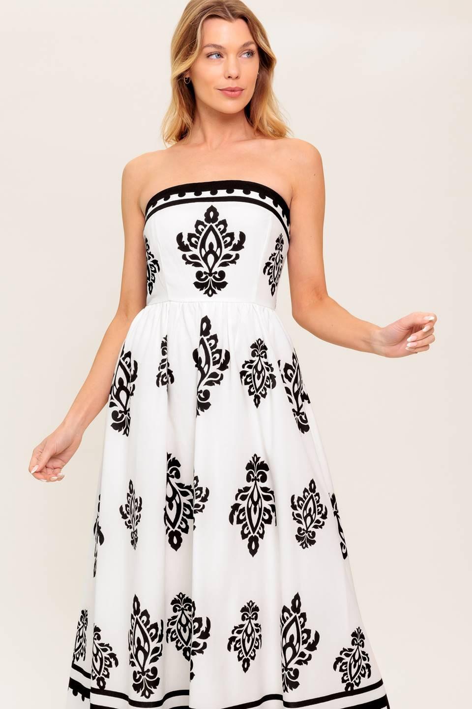 MYSTIC TWILIGHT WOVEN MDI DRESS - Glamourous Grace