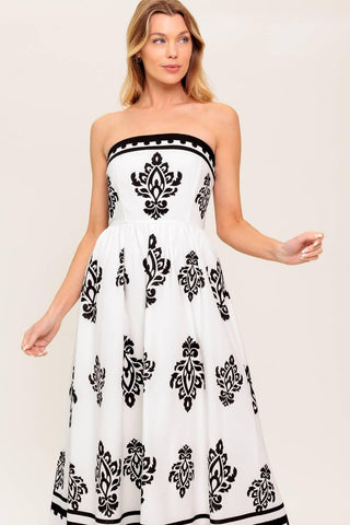 MYSTIC TWILIGHT WOVEN MDI DRESS - Glamourous Grace